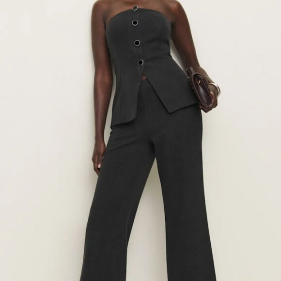 Reformation Pears Knit Two Piece Grey - Size XS - Picture 1 of 15